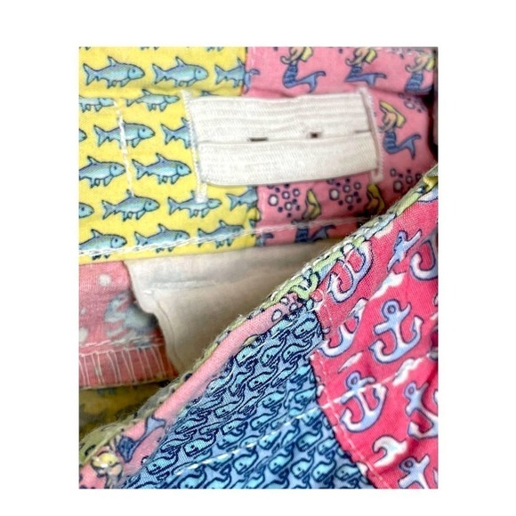 Vineyard Vines Kids Original Patchwork Every Day Beach Shorts in Multicolor - Picture 3 of 7